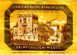 Ch Ducru-Beaucaillou 1970
