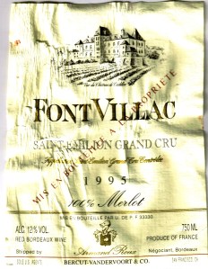 Ch Font Villac 1995