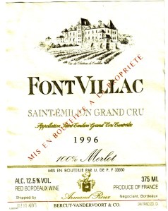 Ch Font Villac 1996