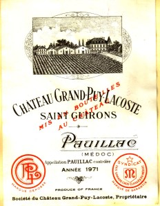 Ch Grand-Puy-Lacoste 1971