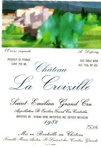 Ch La Croizille 1982