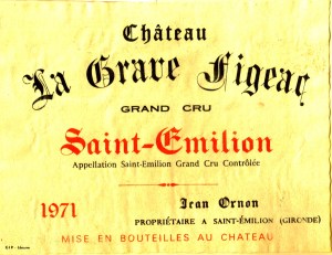 Ch La Grave Figeac 1971