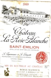 Ch La Rose Blanche 1989