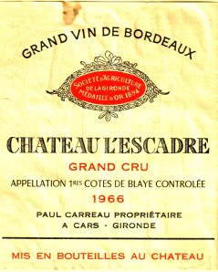 Ch L'Escadre 1966 Blaye