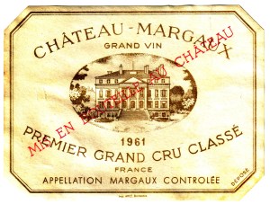 Ch Margaux 1961 Margaux
