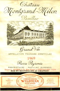 Ch Montgrand-Milon 1969