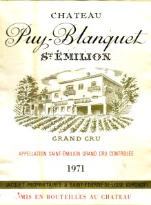 Ch Puy Blanquet 1971
