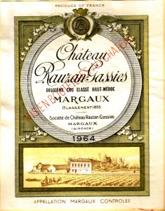 Ch Rauzan-Gassies 1964