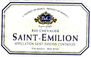Saint Emilion B&G Roi Chevalier