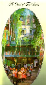 The Court of Two Sisters Menu Front