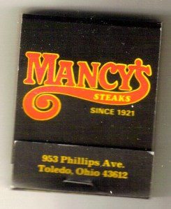 Mancy's matchbook