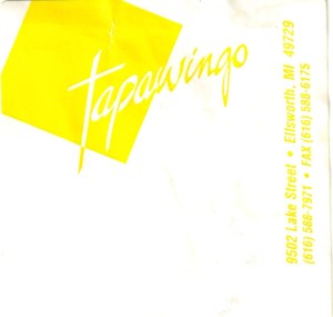 Tapawingo Wine Bottle Label