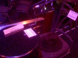 Our table with Harvey