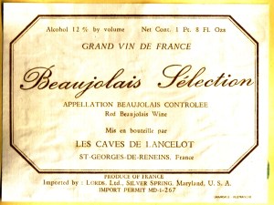 Beaujolais Selection de Lancelot