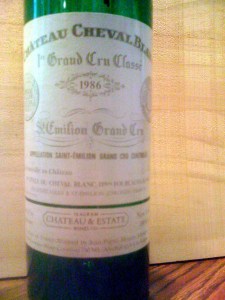 Chateau Cheval Blanc 1986