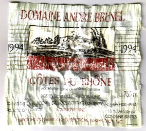 Domaine Andre Brunel CdR 1994