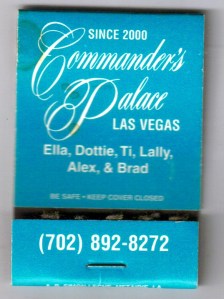 NV Commander's Palace Las Vegas MB