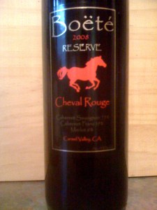 Boete Cheval Rouge Reserve 2008