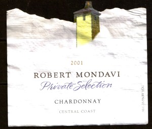 Mondavi Chardonnay 2001