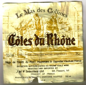 Le Mas des Collines Cotes du Rhone