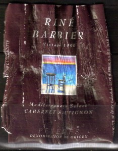 Rene Barbier Cabernet Sauvignon Spain 1999