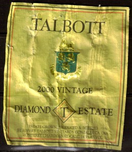 Talbott Chardonnay Diamond T Estate 2000