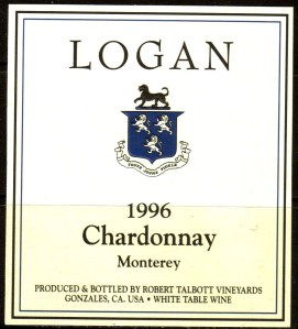 Talbott Logan Chardonnay Monterey 1996