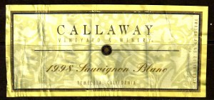 Callaway Sauvignon Blanc 1998