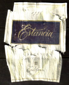 Estancia Cabernet Sauvignon 1998