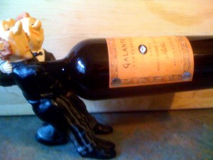 Wine Butlers with Bottle