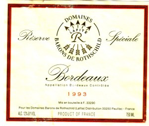 Domaines Bar de Rothschild RS B