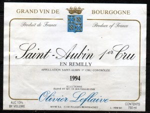 Saint-Aubin 1erCru En Remilly 1994