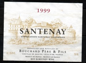 Santenay Bouchard Pere & Fils 1999