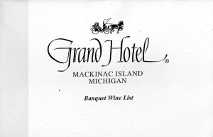 GH Banquet Wine List