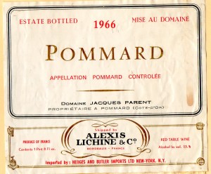 Pommard AlexisLichine 1966