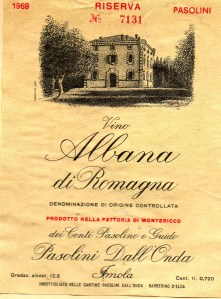 Albana di Romagna Pasolini 1969