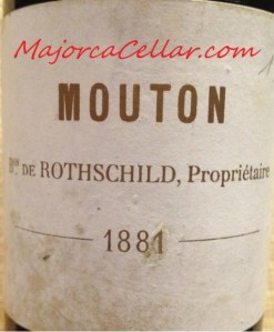 Ch. Mouton Rothschild 1881