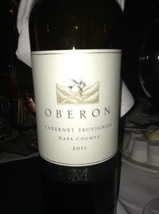 Oberon Cabernet Sauvignon Napa Valley 2011