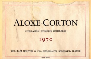 Aloxe-Corton (Bolter) 1970
