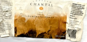 Chateau Chantal Gewurztramine 2003