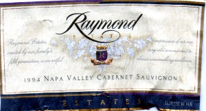 Raymond Estates Cabernet Sauvignon 1994