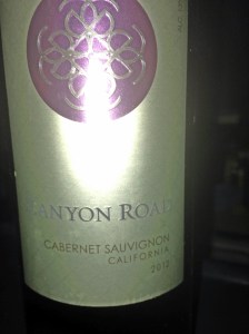 Canyon Road Cabernet Sauvignon 2012