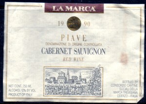 La Marca Piave Cabernet Sauvignon 1990