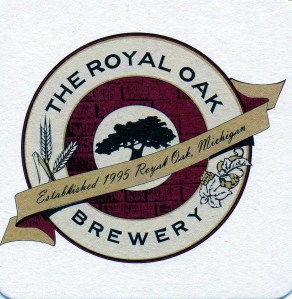 MI The Royal Oak Brewery Coaster