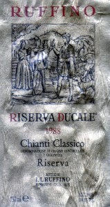 Ruffino Riserva Ducale Oro Chianti Classico 1988