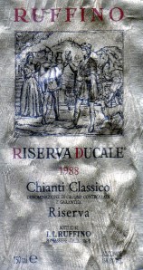 Ruffino Riserva Ducale Oro Chianti Classico 1988