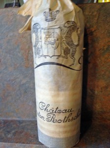 Ch Mouton Rothschild Pauillac 1973 in wrapper