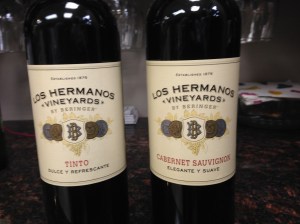 Los Hermanos Tinto and Cabernet Sauvignon