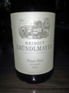 Weingut Brundlmayer Pinot Noir Reserve 2011