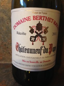 BerthetRayne Chateauneuf du Pape 2011